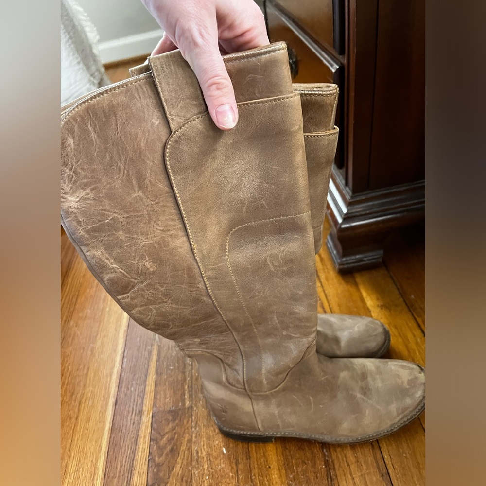 Frye Melissa Boots - Sand